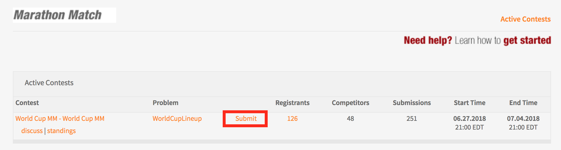 Submit Button