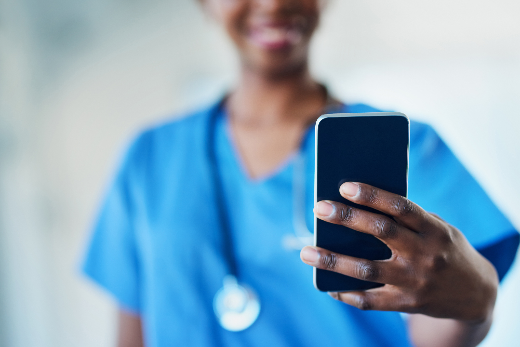 All her appointments are saved on her phone