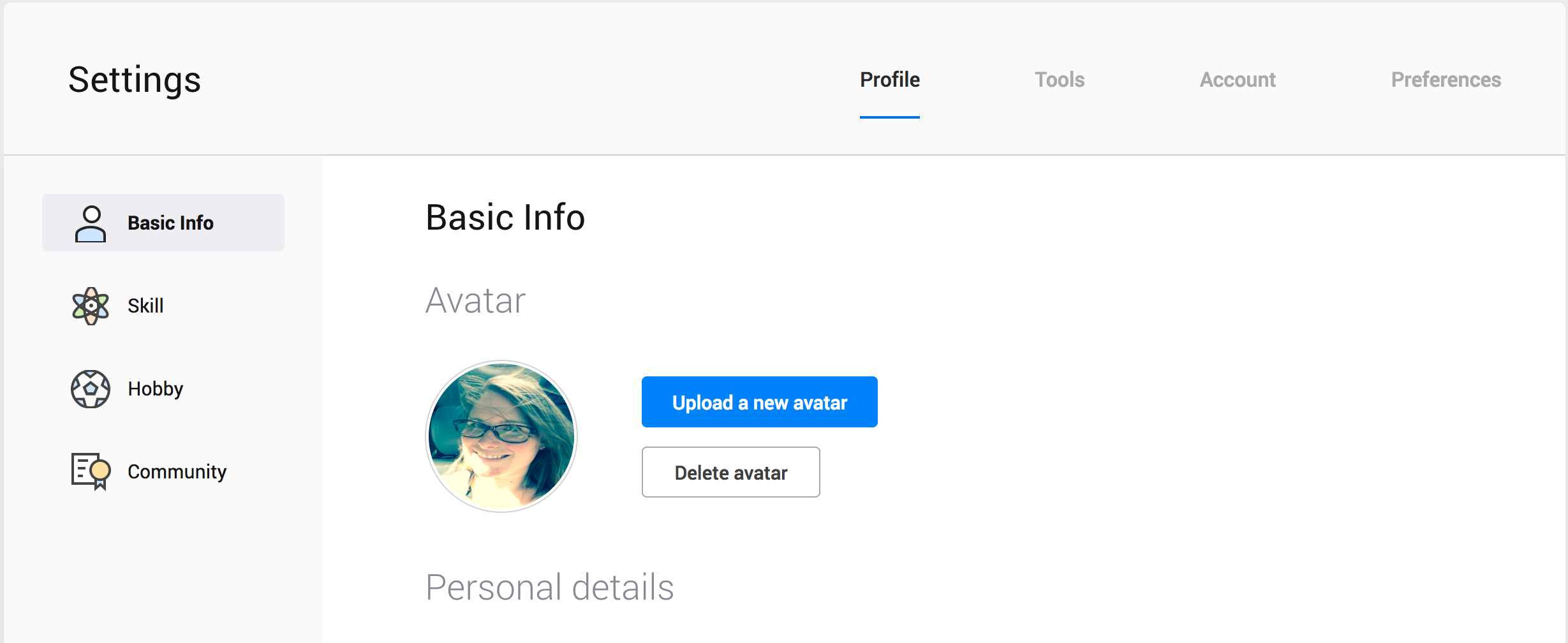 new-profile
