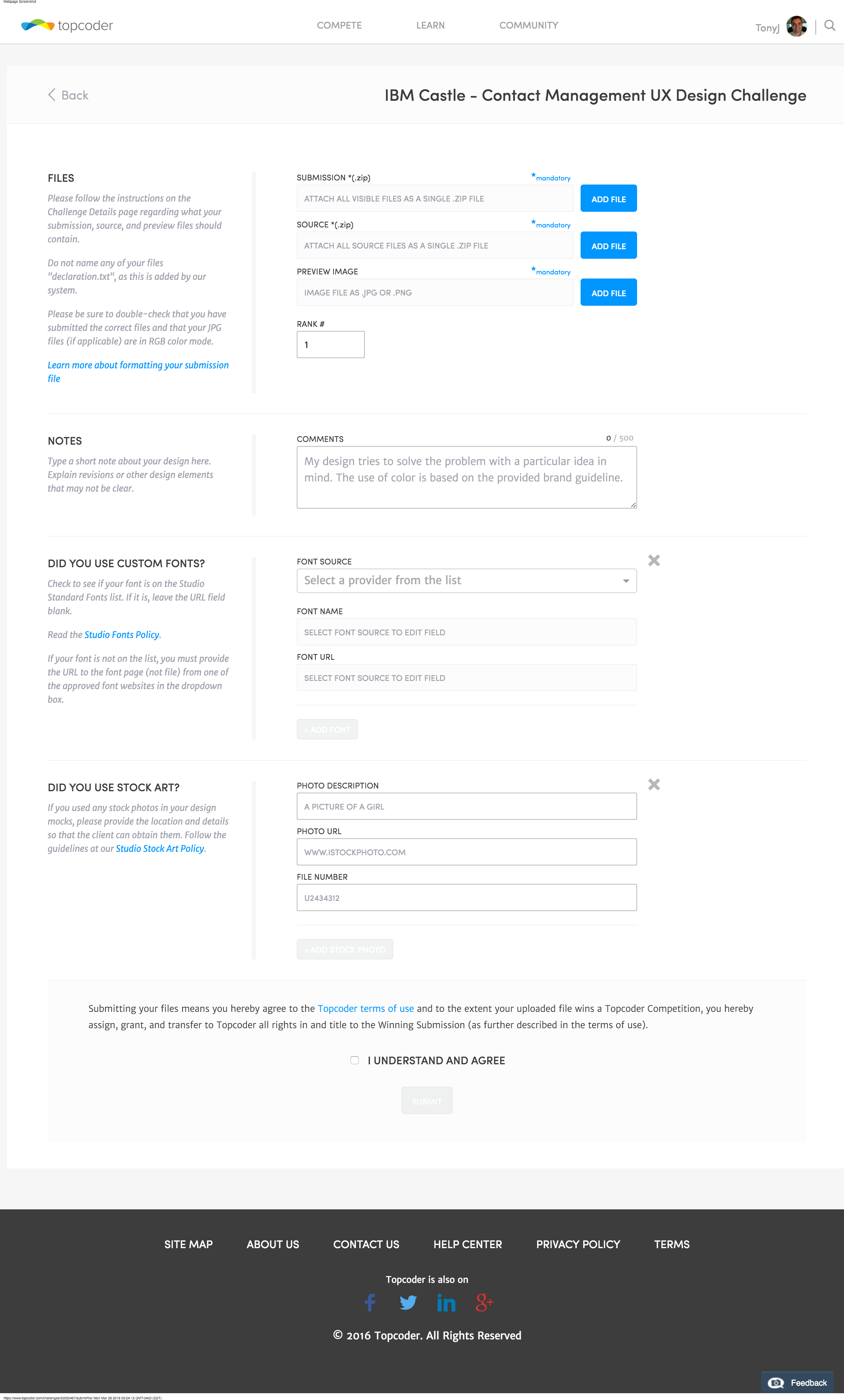 Challenge-Submission-TopCoder